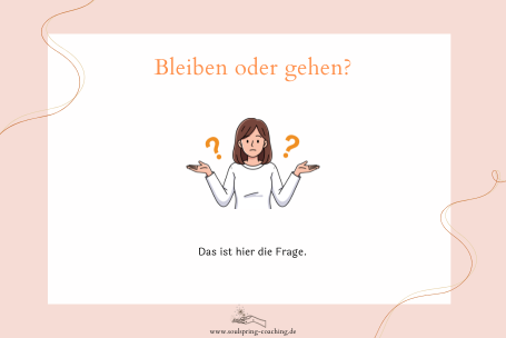 Bleiben oder gehen